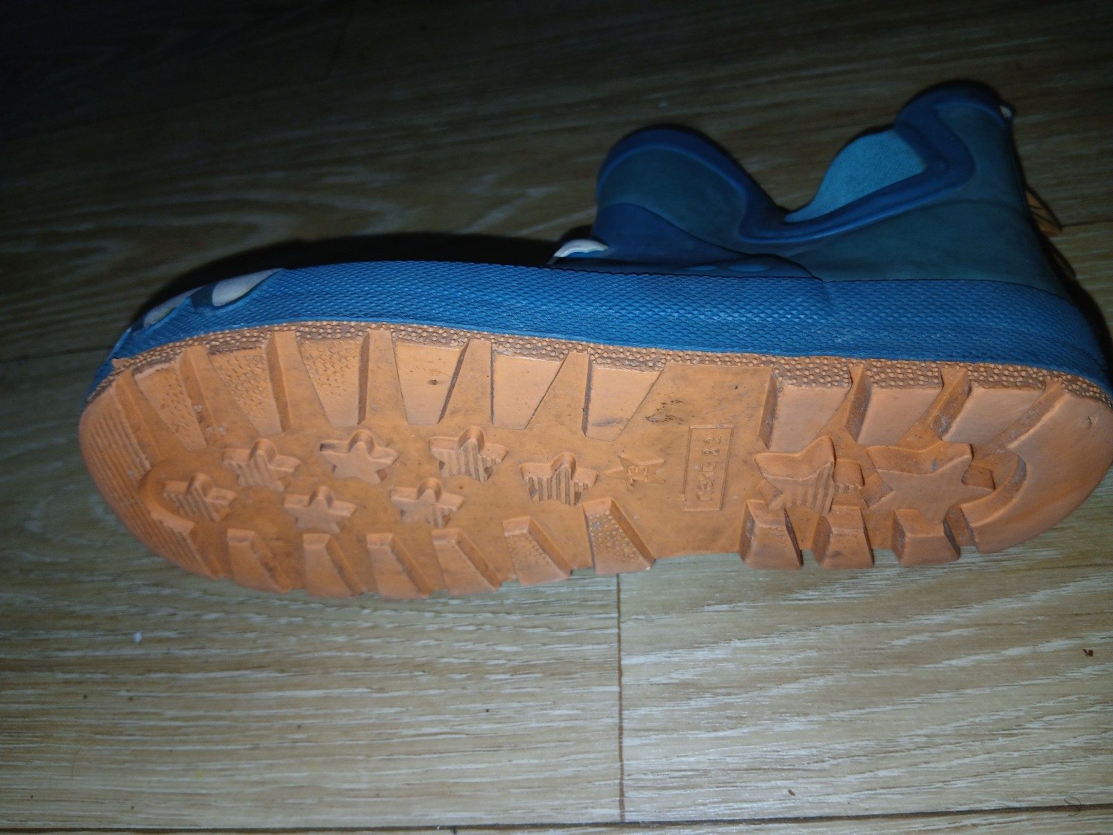 Crocs Blue Kids Dinosaur Clog Boots UK 12 Waterproof image 4