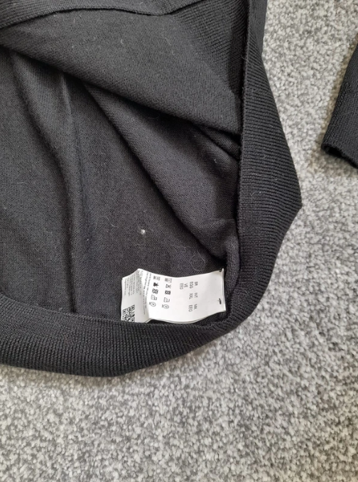 BOSS Black Men's Zip-Up Knit Jumper Wool Blend XXL image 4