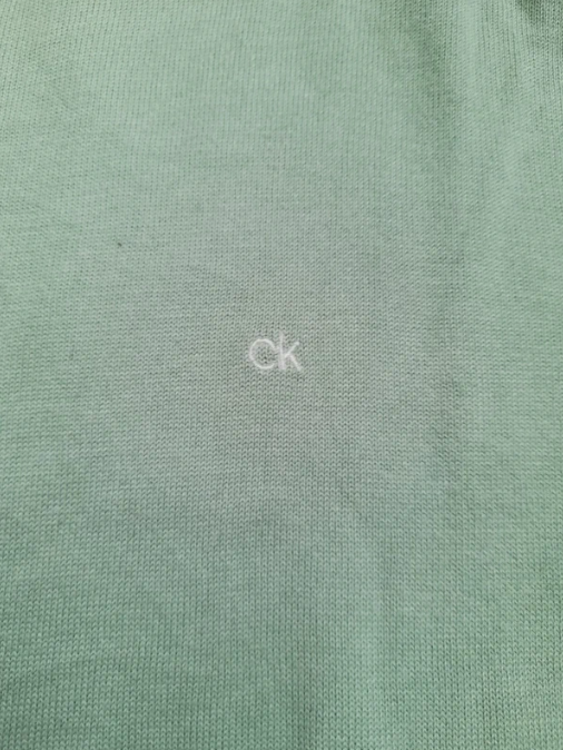 Calvin Klein Mint Green Cotton Silk Blend Sweater Medium image 5