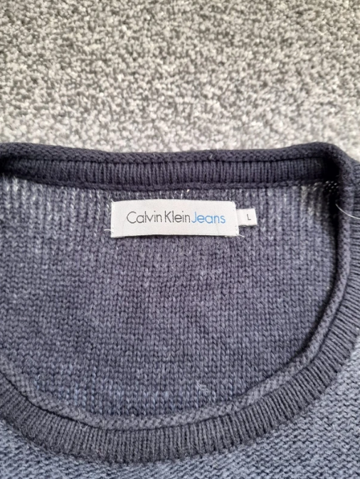 Calvin Klein Jeans Men's Navy & Grey Gradient Sweater Large image 2