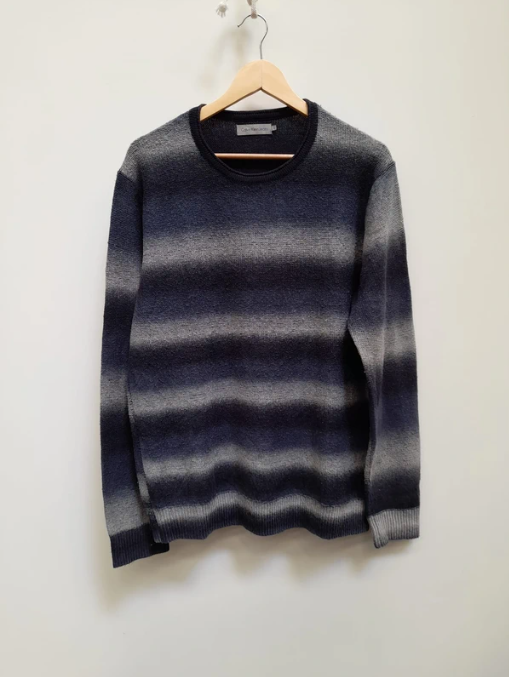 Calvin Klein Jeans Men's Navy & Grey Gradient Sweater Large image 6