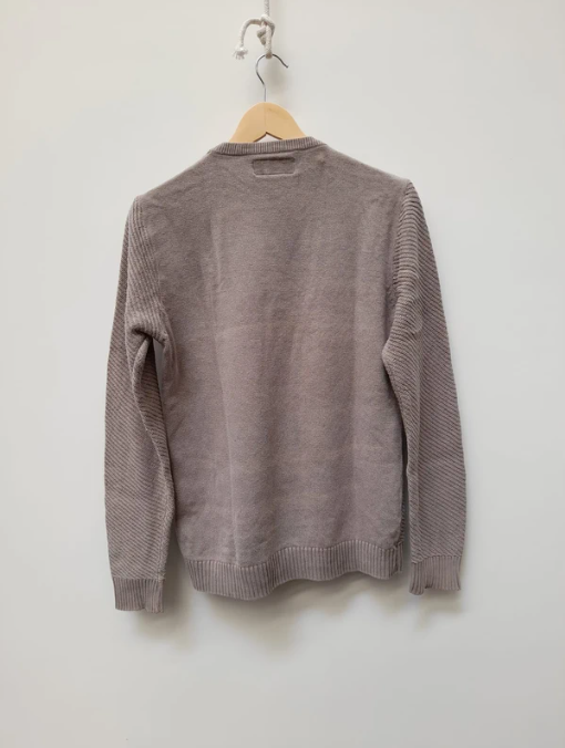 Calvin Klein Jeans Men's Beige Textured Cotton Sweater L image 3