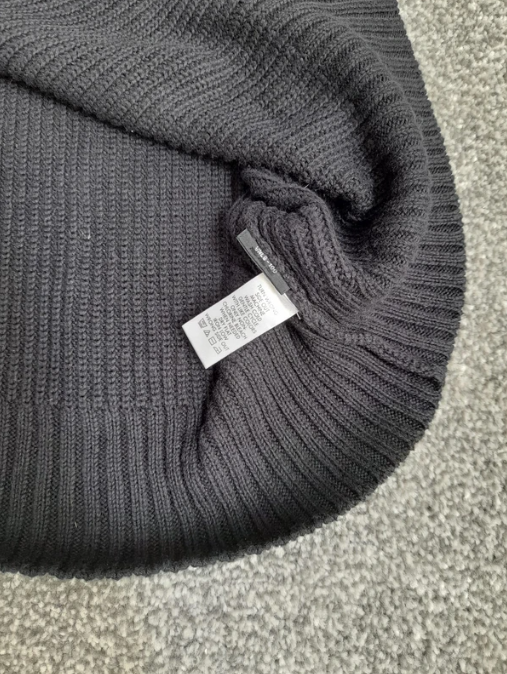 Calvin Klein Black Cotton Half-Zip Sweater Large image 6