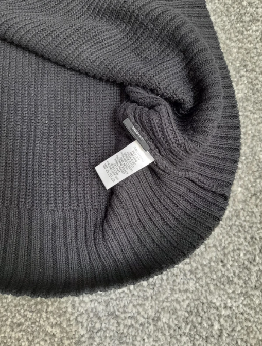 Calvin Klein Black Cotton Half-Zip Sweater Large image 8