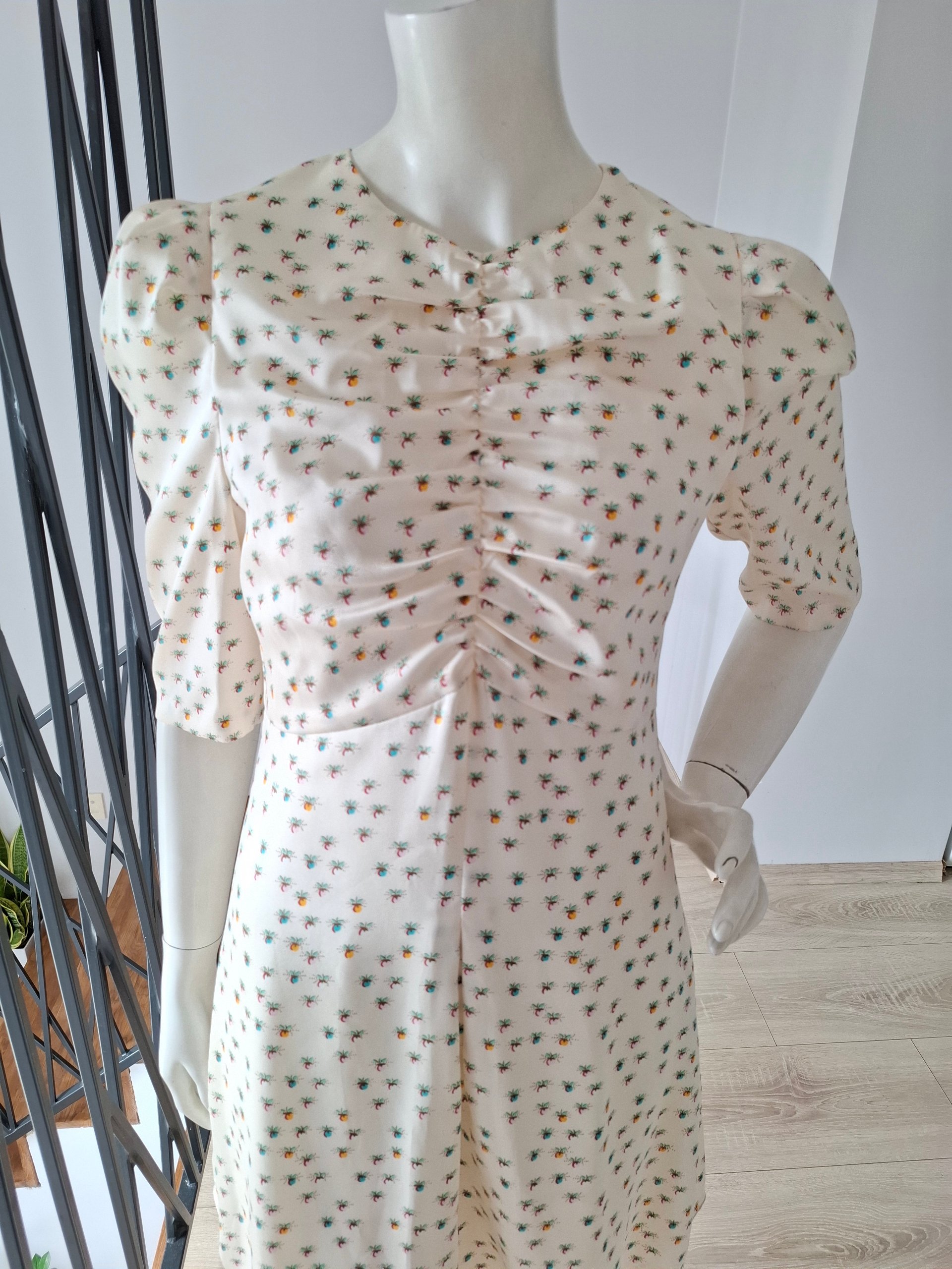 New Sandro Printed Floral Mini Dress Size M image 8