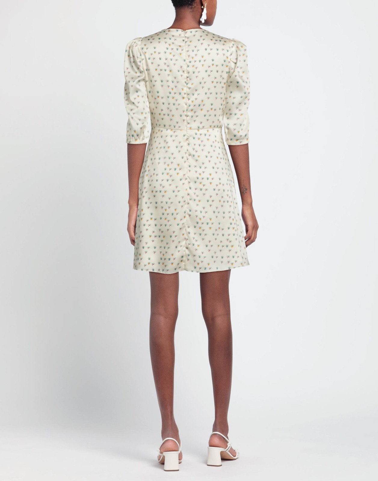 New Sandro Printed Floral Mini Dress Size M image 4