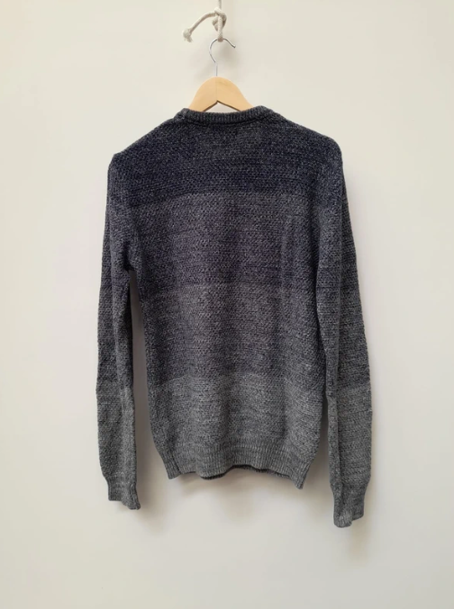 Diesel Men's Grey Gradient Knit Sweater Small image 3