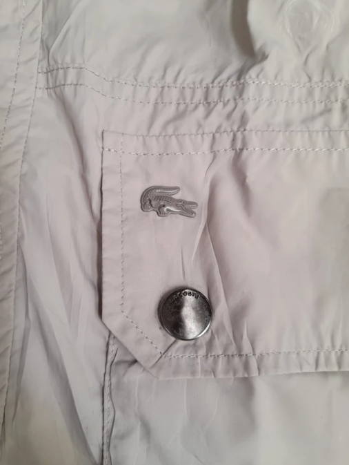 Lacoste Beige Men's Button-Up Field Jacket Large image 2
