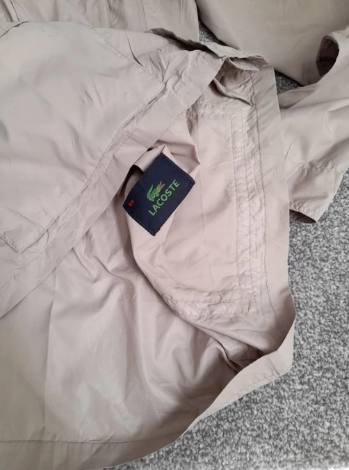 Lacoste Beige Men's Button-Up Field Jacket Large image 4