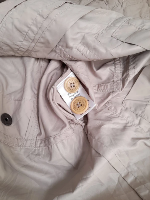 Lacoste Beige Men's Button-Up Field Jacket Large image 5