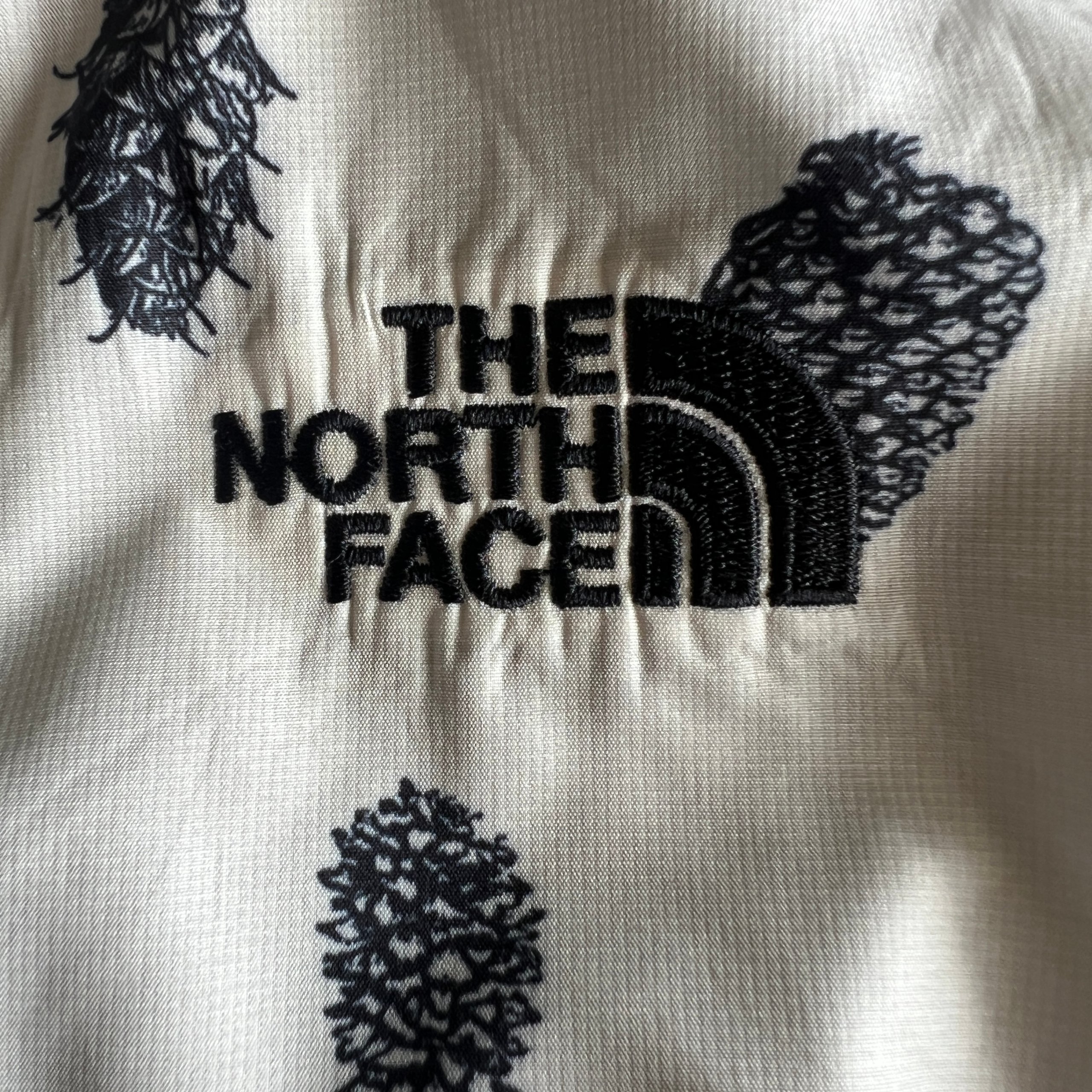 The North Face TKA 100 Pinecone Fleece Half Zip Black White Women's Small FA18 image 3