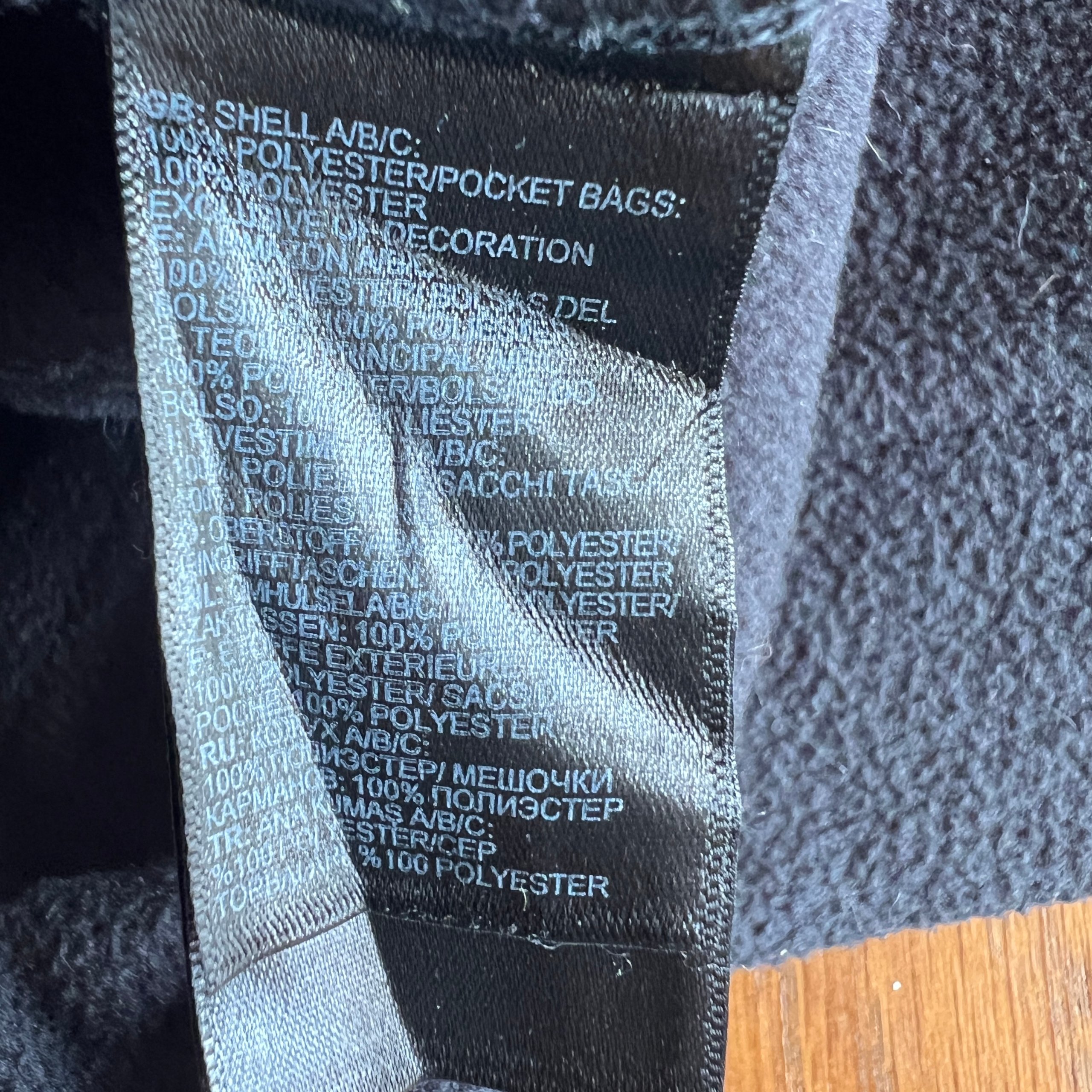 The North Face TKA 100 Pinecone Fleece Half Zip Black White Women's Small FA18 image 5