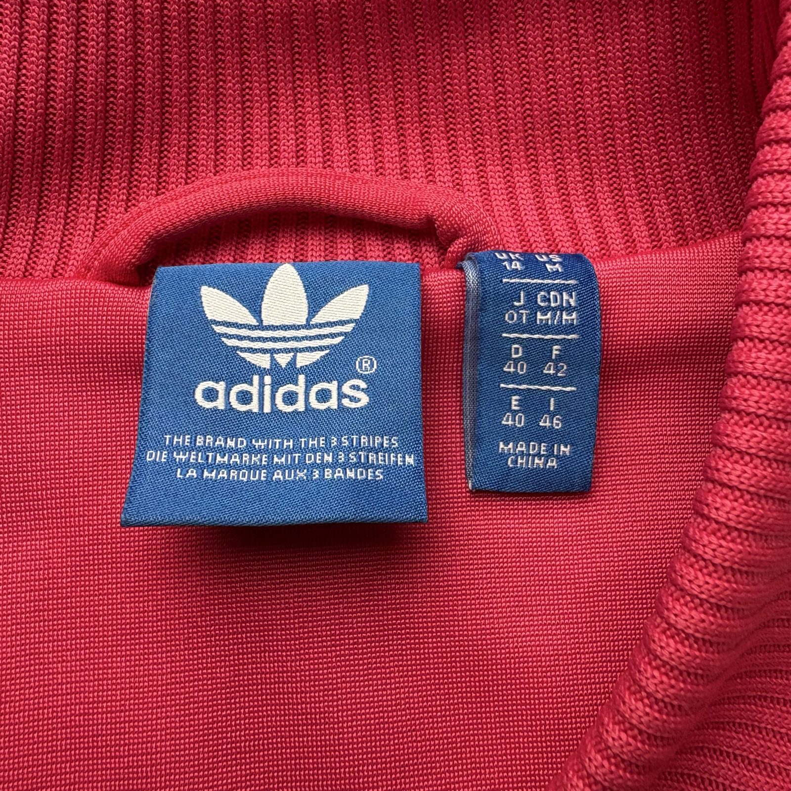 Adidas Women's Red & White Track Jacket Medium image 4