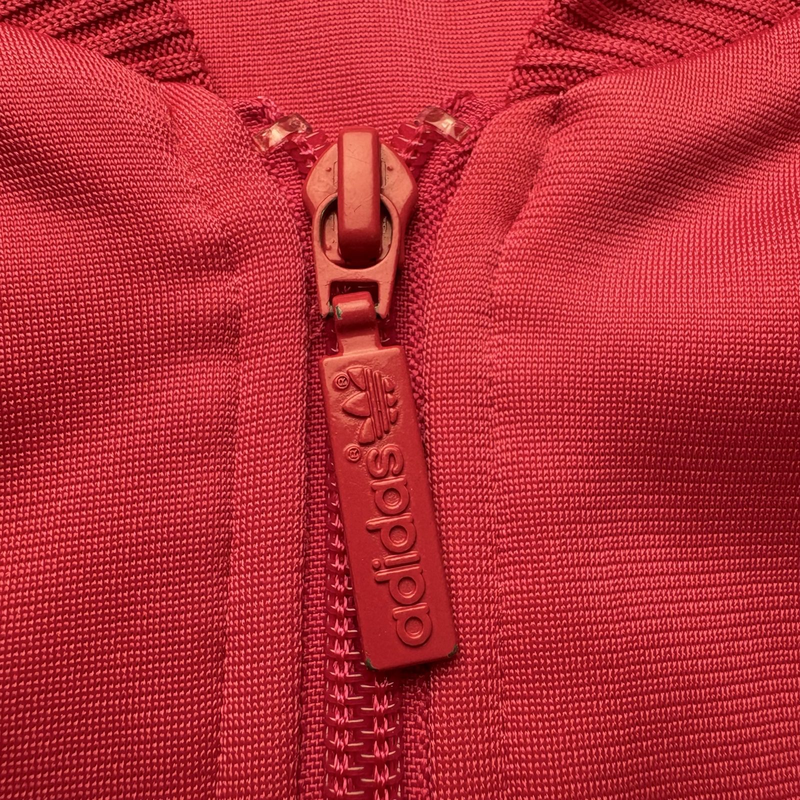Adidas Women's Red & White Track Jacket Medium image 5