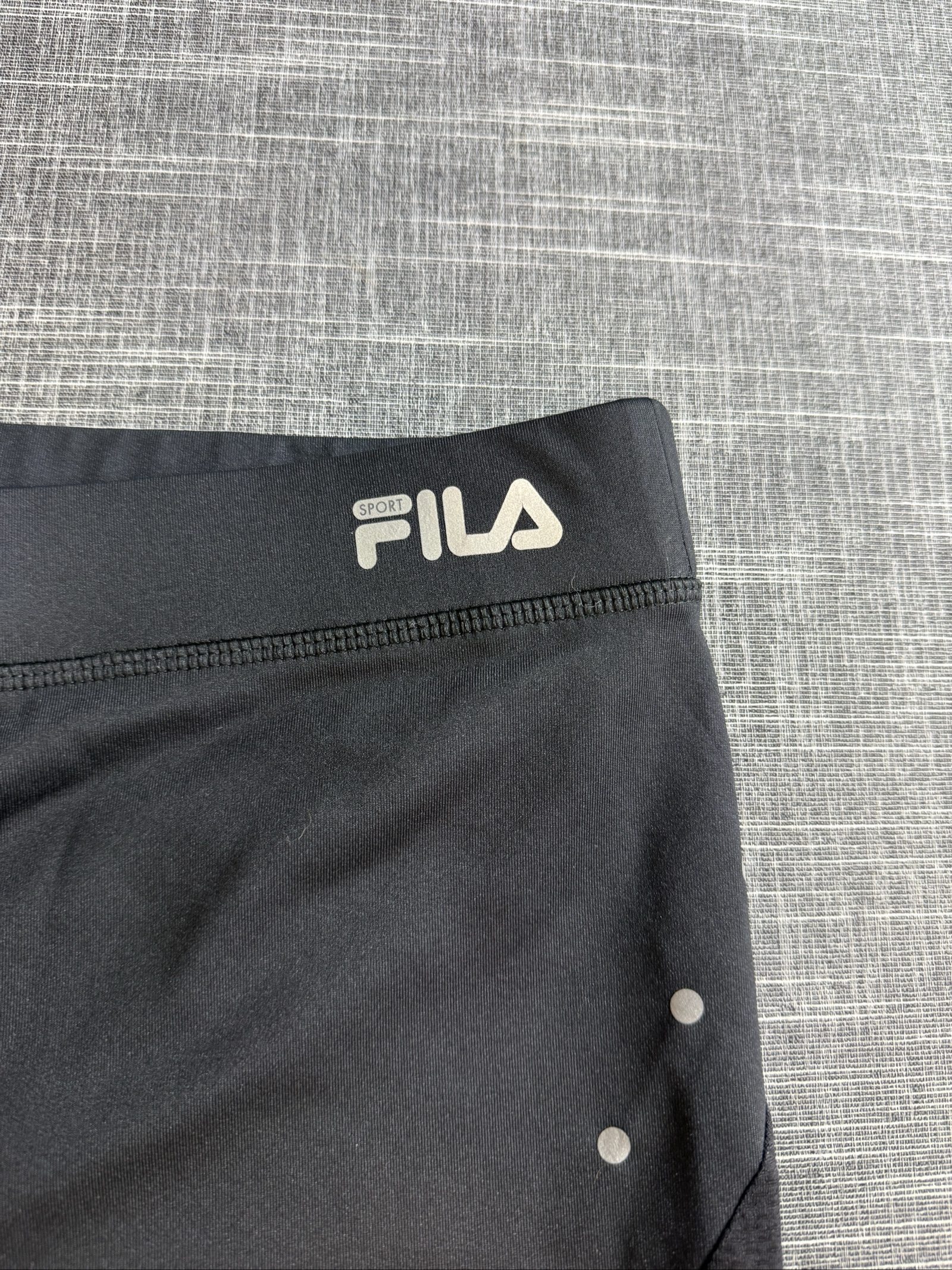 Fila Women's Black Running Sport Performance Shorts Medium image 2
