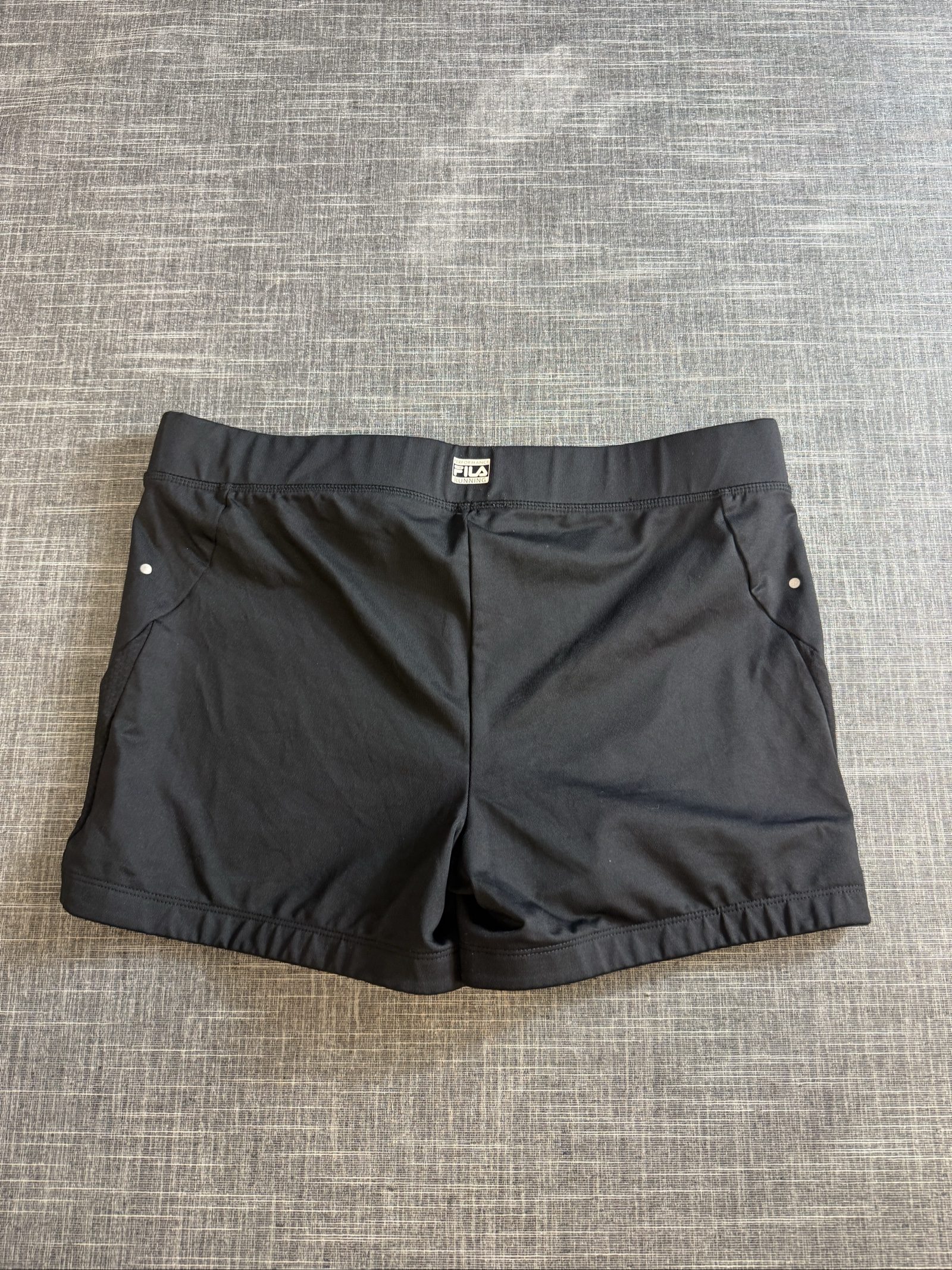Fila Women's Black Running Sport Performance Shorts Medium image 4
