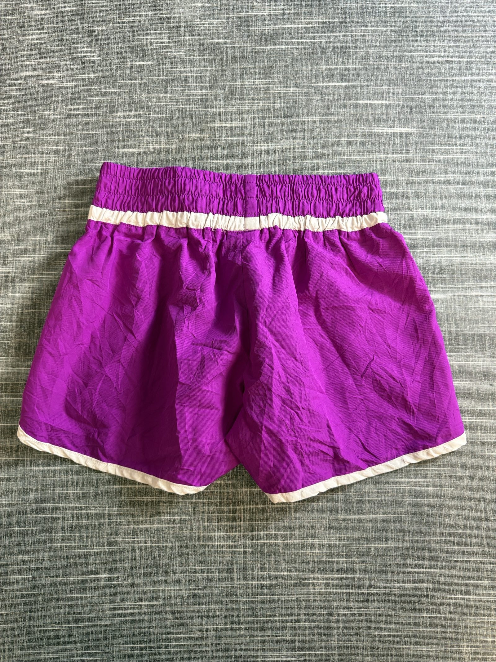 Champion Women’s Purple Running Shorts Small 100% Polyester Contrast Trim image 4