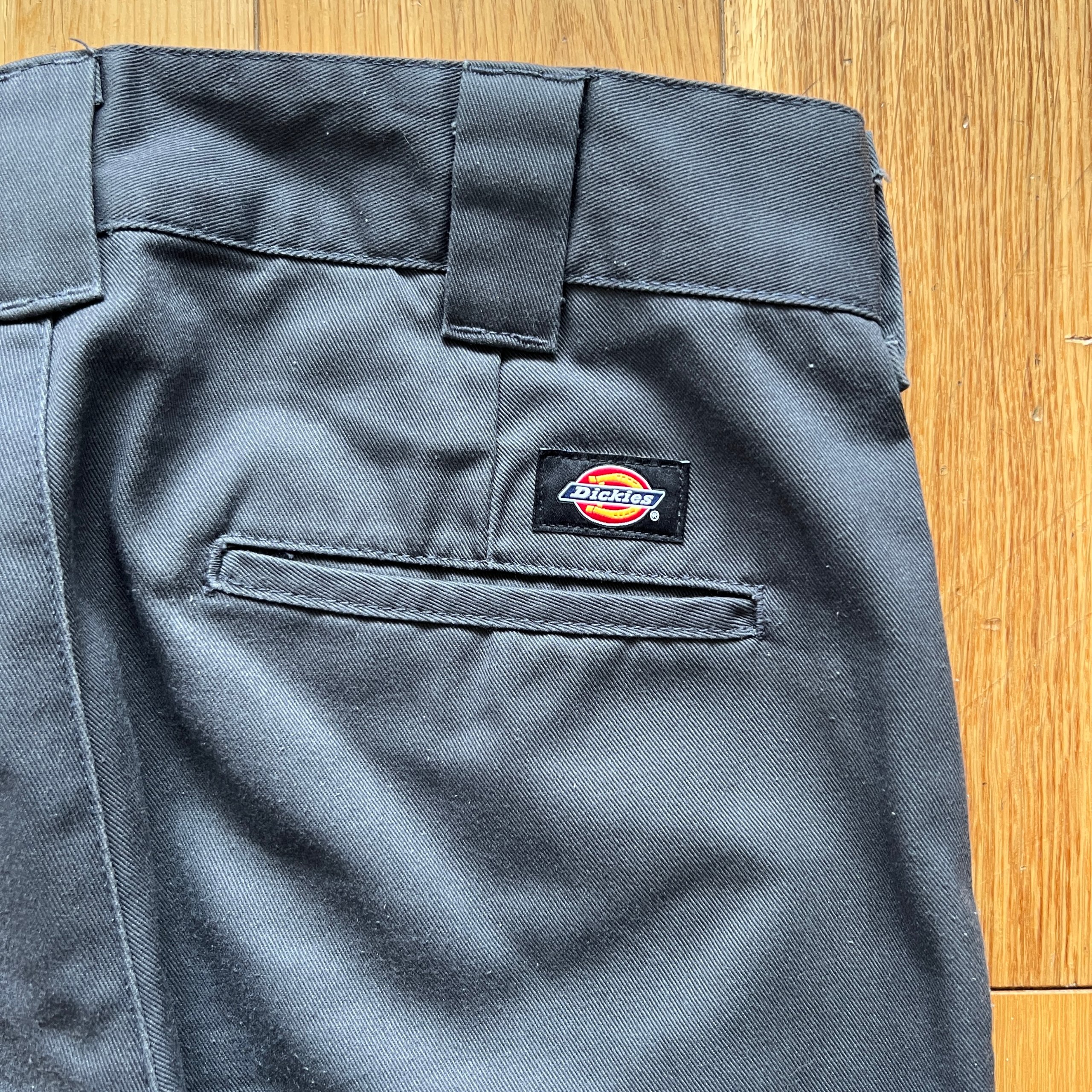 Dickies Slim Fit Work Pants Men's W30 L32 Charcoal Grey Chino Trousers WP872 image 5