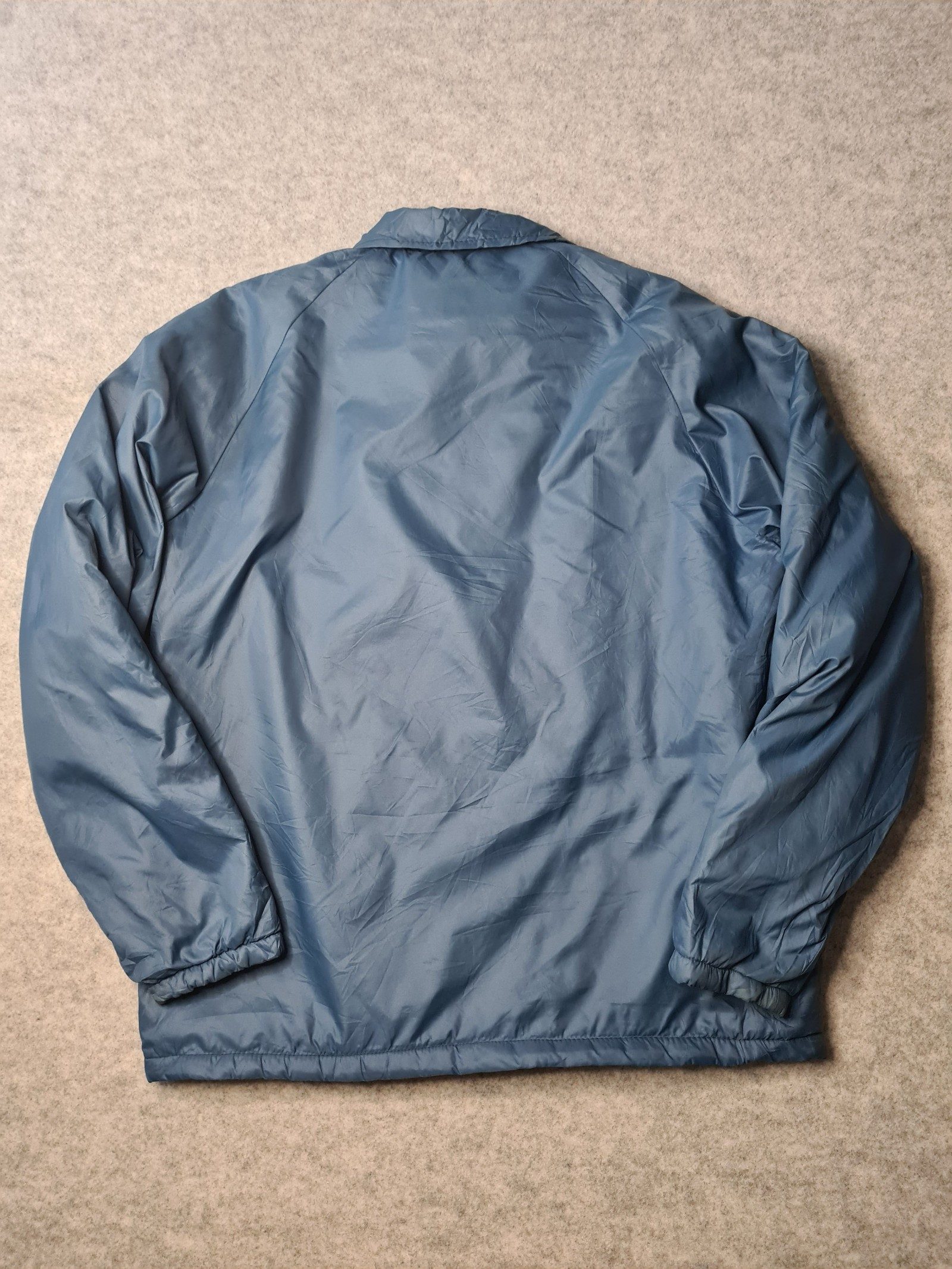 Vintage VIP Sportswear Blue Nylon Sherpa-lined Coach Jacket Size Medium 1156 image 6