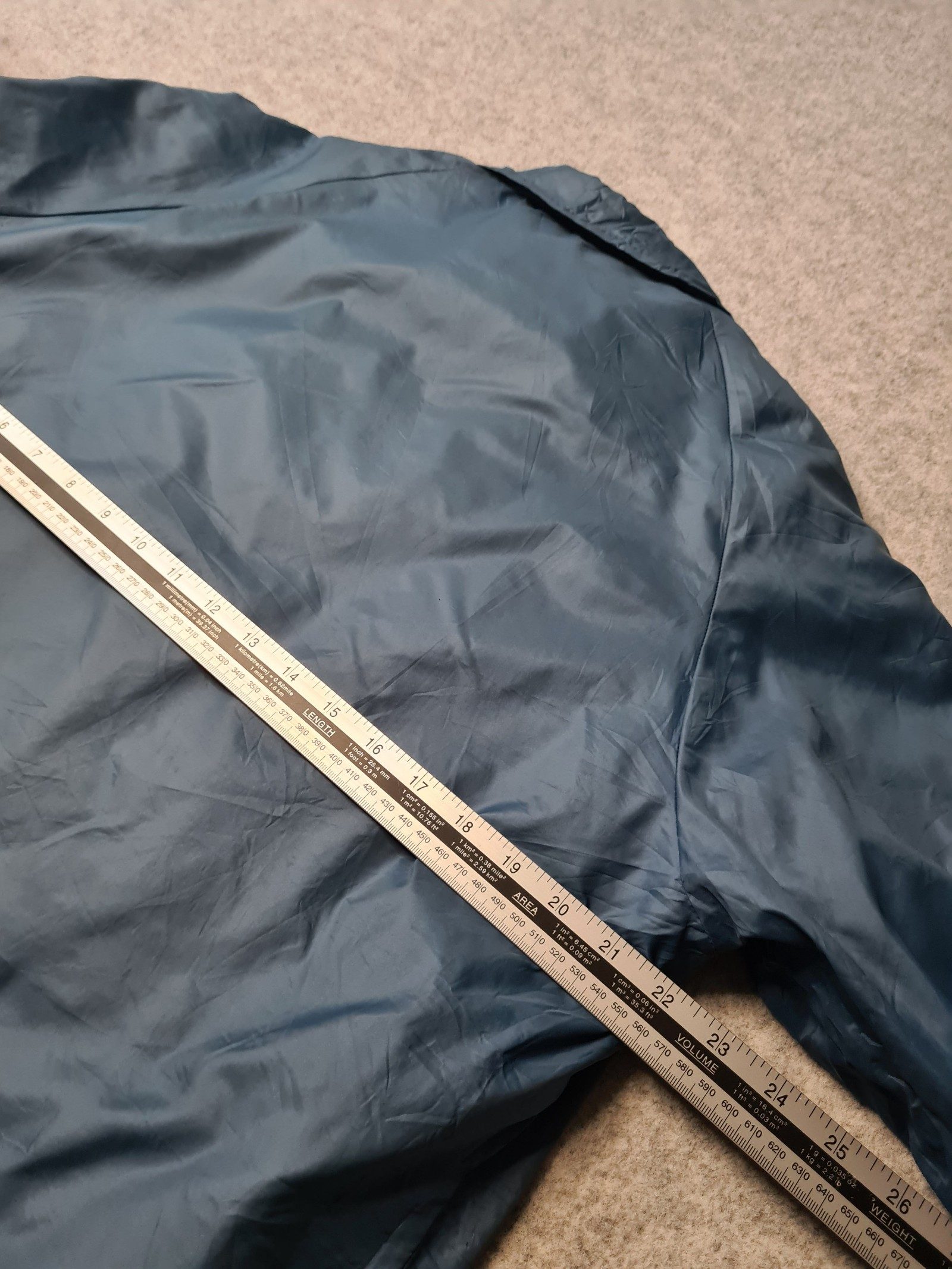 Vintage VIP Sportswear Blue Nylon Sherpa-lined Coach Jacket Size Medium 1156 image 7