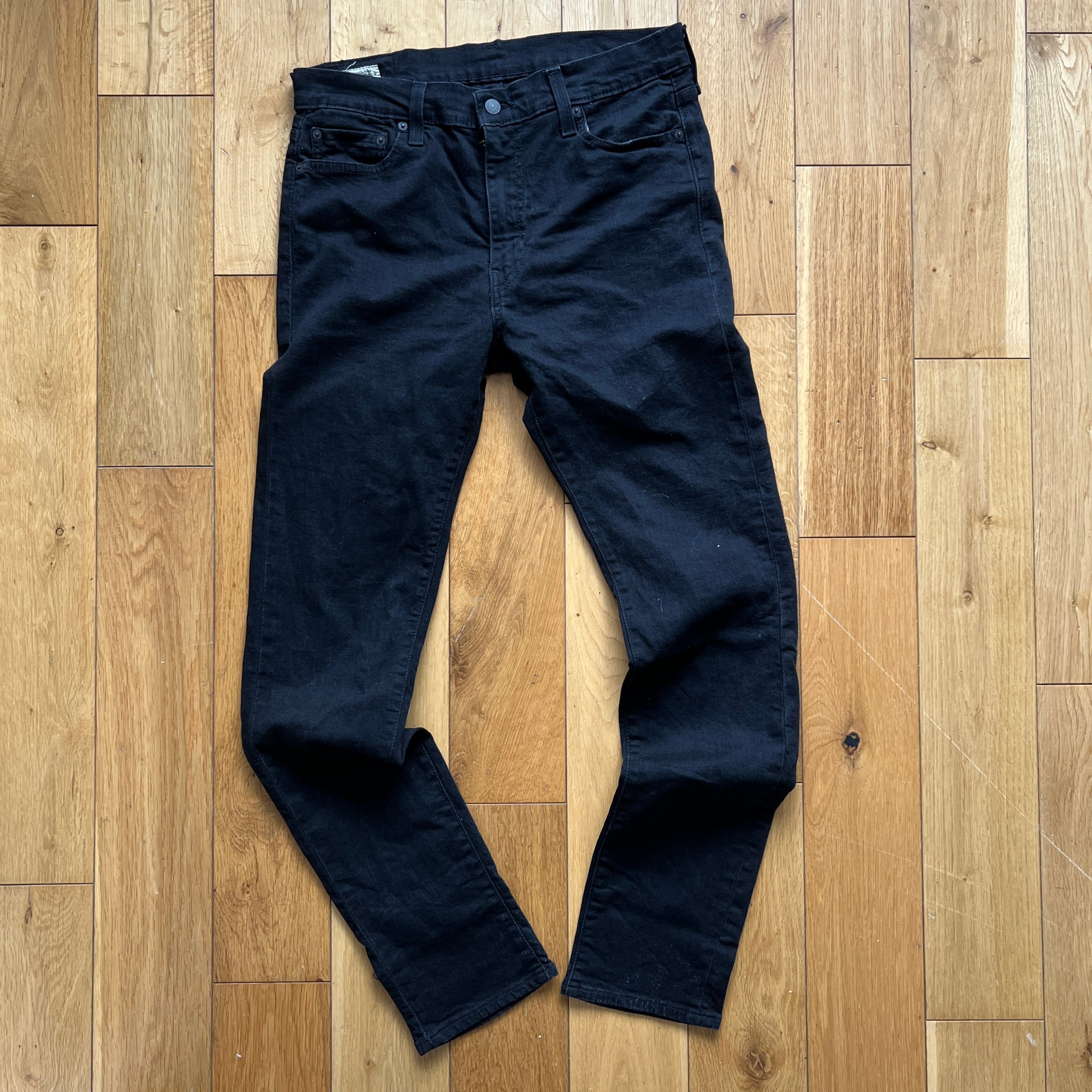 Levis 510 Skinny Fit Jeans Men's W33 L34 Black Denim Levis Premium 05510-0857 image 2