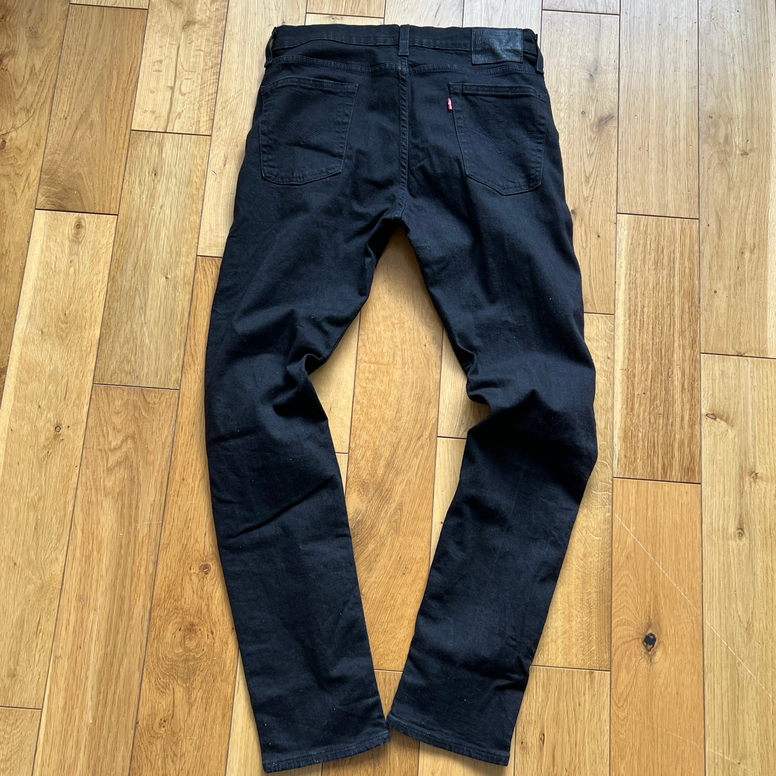Levis 510 Skinny Fit Jeans Men's W33 L34 Black Denim Levis Premium 05510-0857 image 3