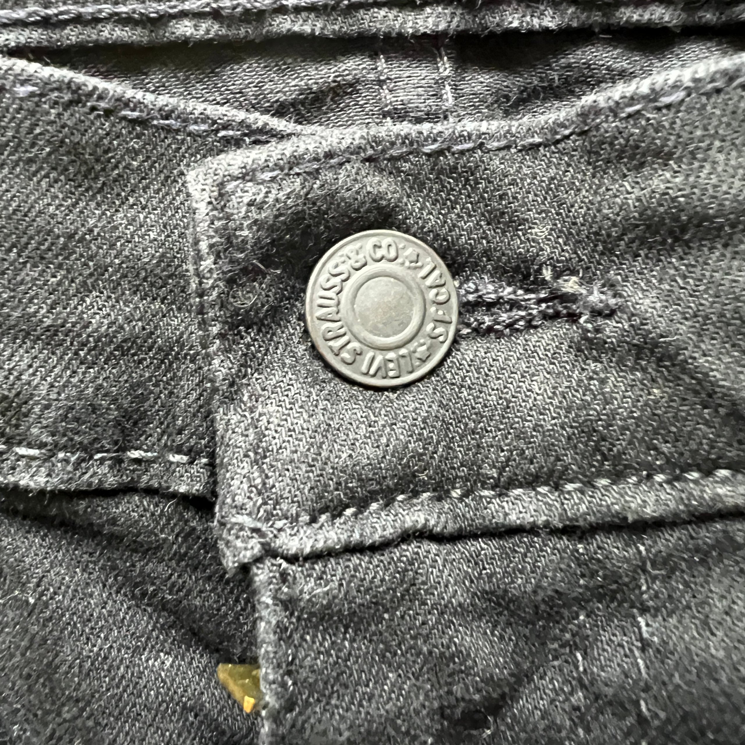 Levis 510 Skinny Fit Jeans Men's W33 L34 Black Denim Levis Premium 05510-0857 image 4