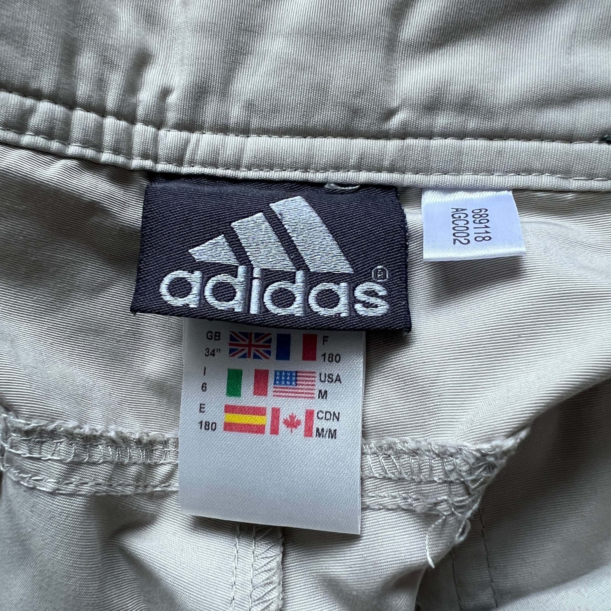 Vintage Adidas Outdoor Cargo Walking Trousers Mens 34 Beige Hiking Pants 689118 image 7