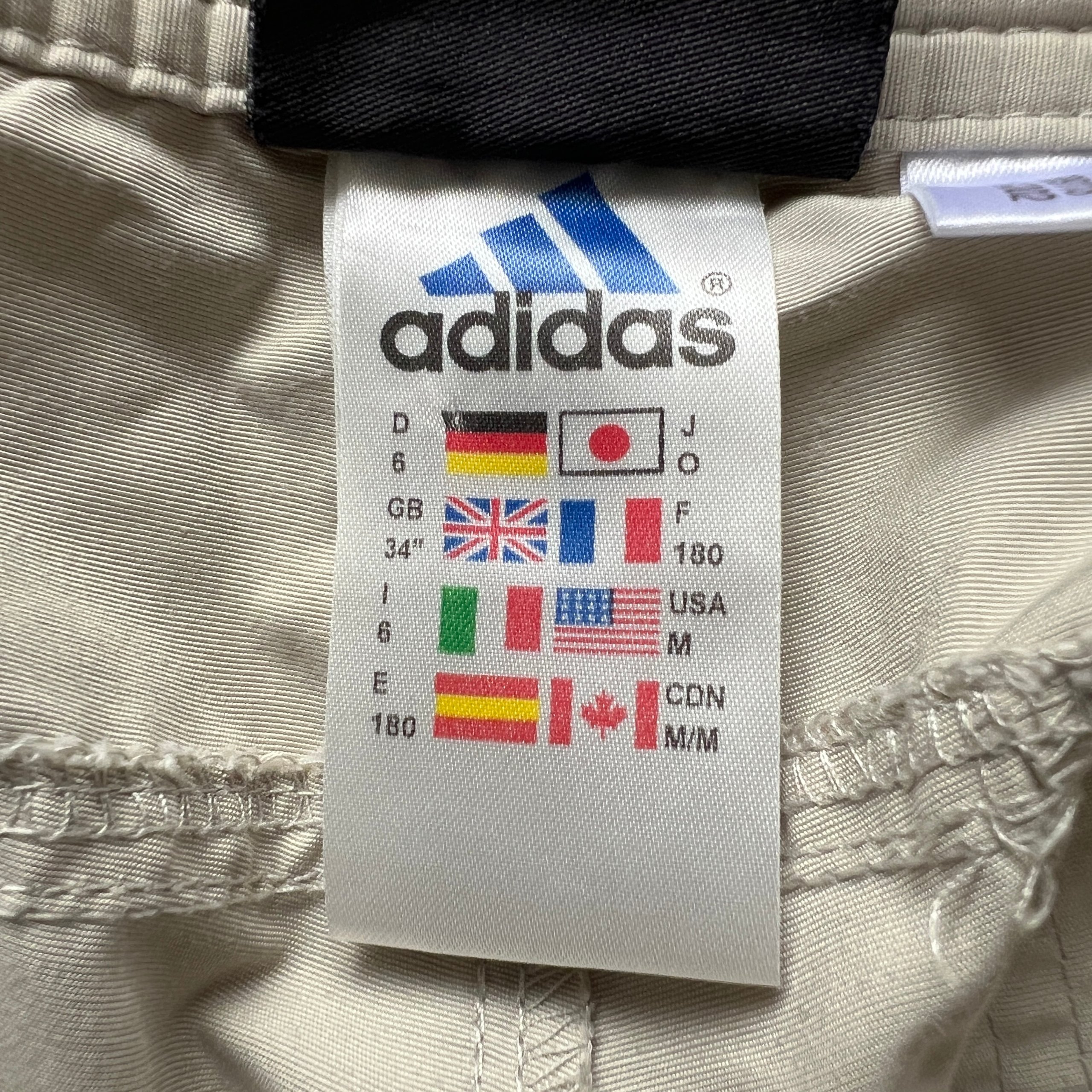 Vintage Adidas Outdoor Cargo Walking Trousers Mens 34 Beige Hiking Pants 689118 image 8