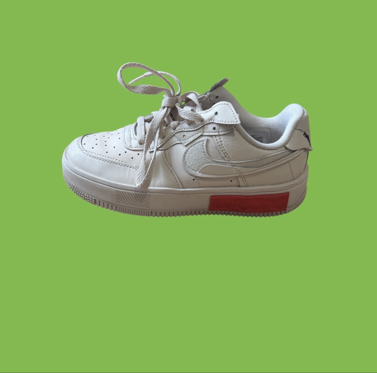 Nike Air Force 1 Fontanka Women’s Trainers UK 4 Pearl White Red DA7024-200 image 3