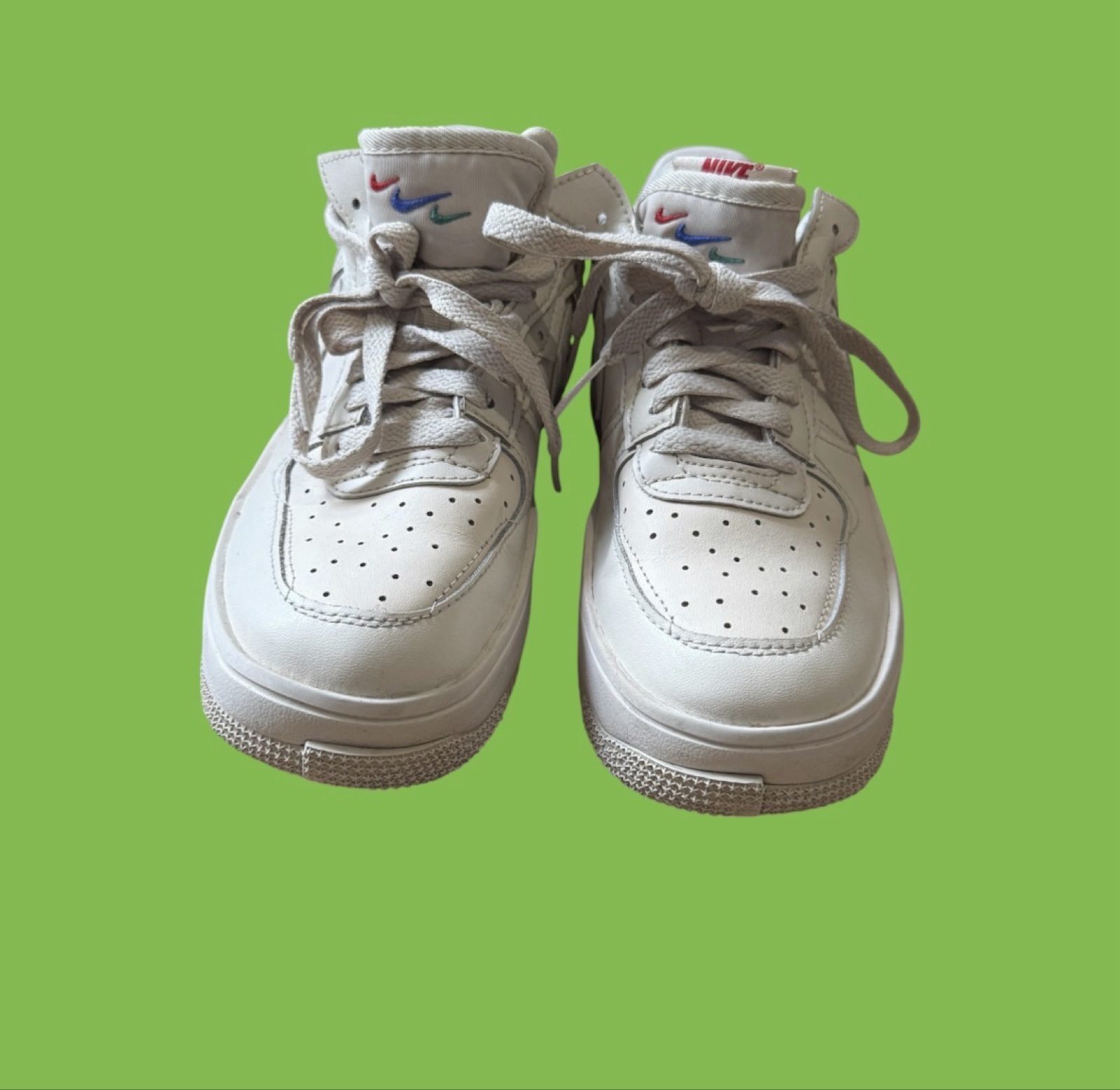 Nike Air Force 1 Fontanka Women’s Trainers UK 4 Pearl White Red DA7024-200 image 8