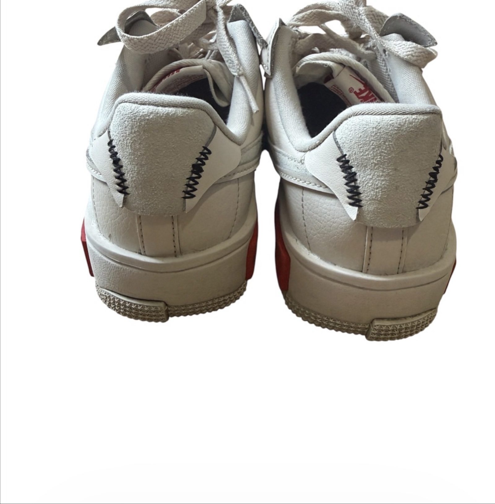 Nike Air Force 1 Fontanka Women’s Trainers UK 4 Pearl White Red DA7024-200 image 10