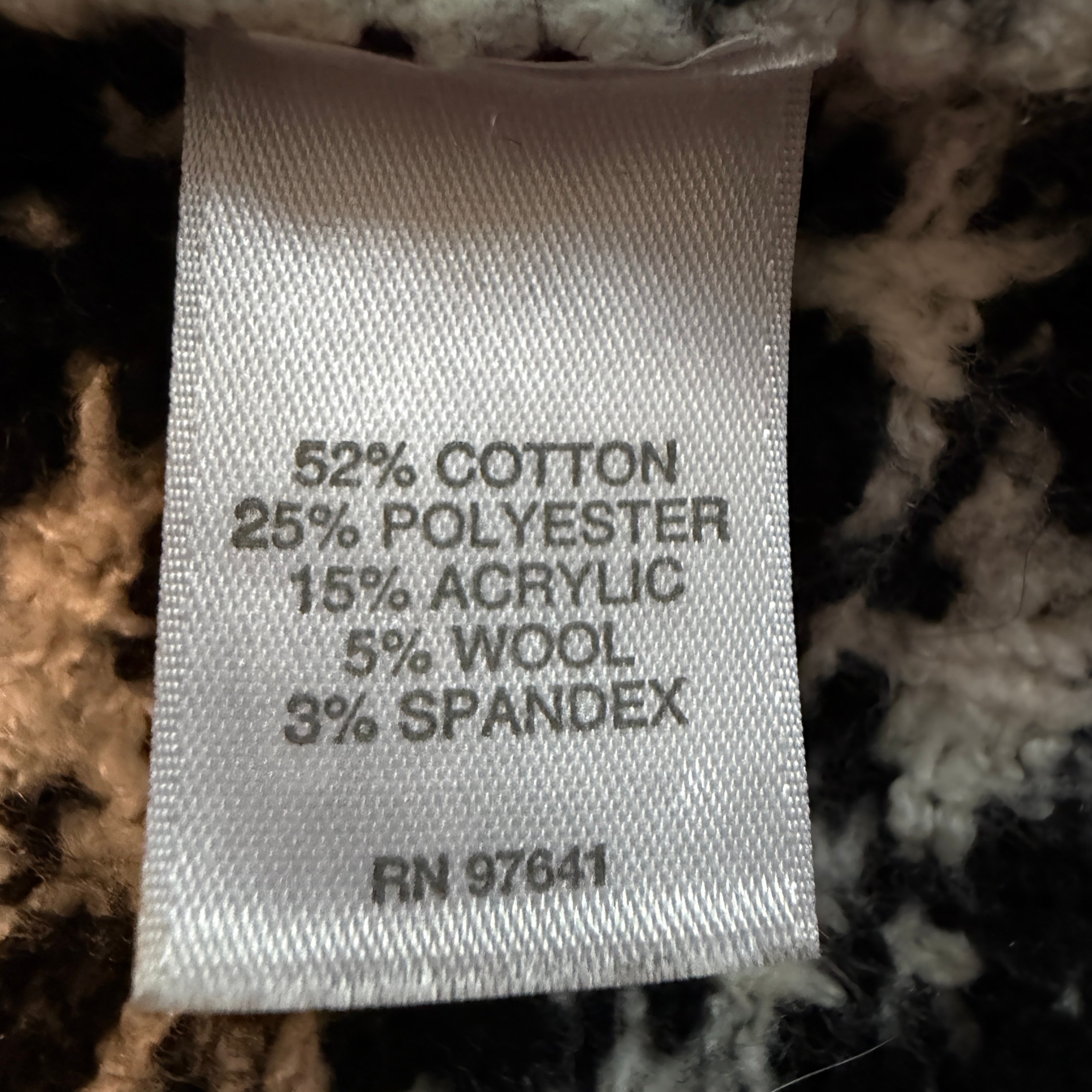 J Jill - Women's Black & White Patterned Sweater - Size Medium image 4