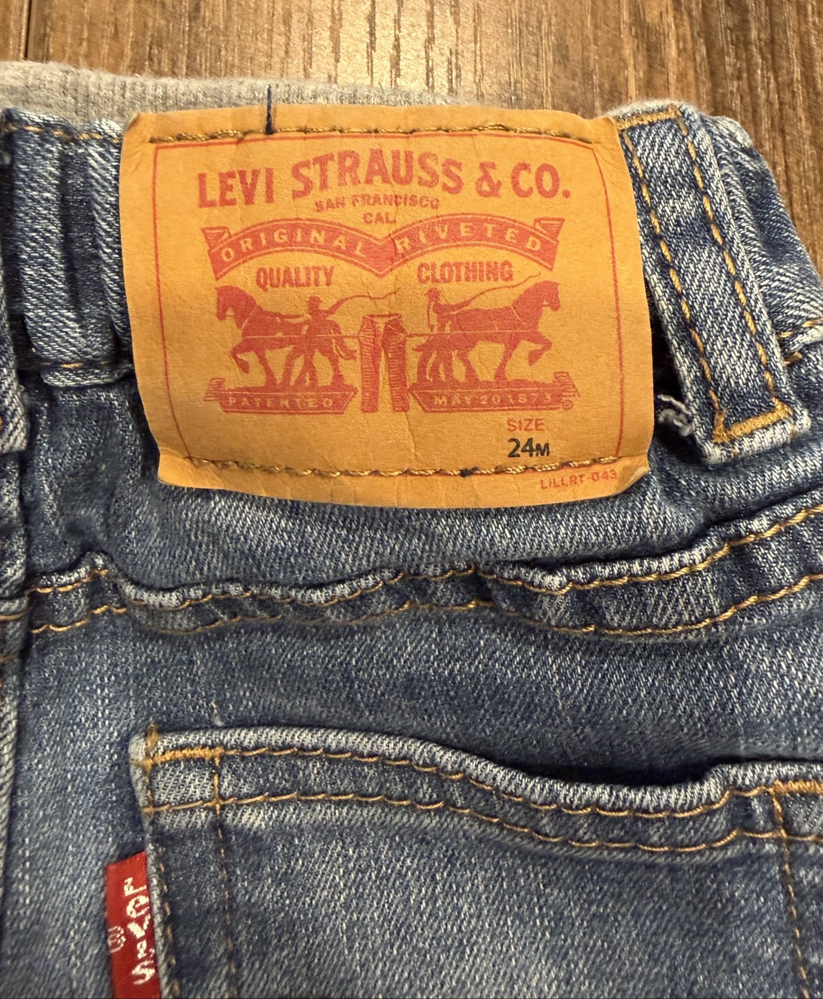 Levi's Blue 514 Straight Jeans 24M Toddlers image 5