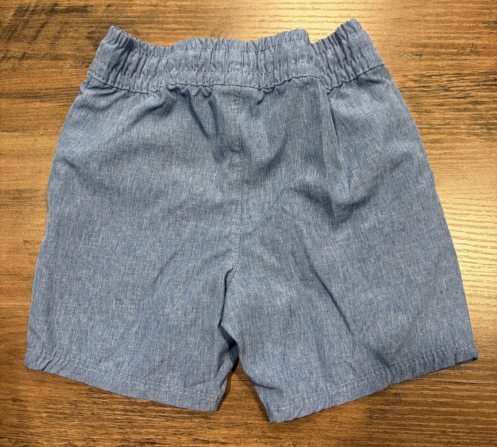 Hurley Kids Blue Chambray Shorts 2T 1-2 Years image 4