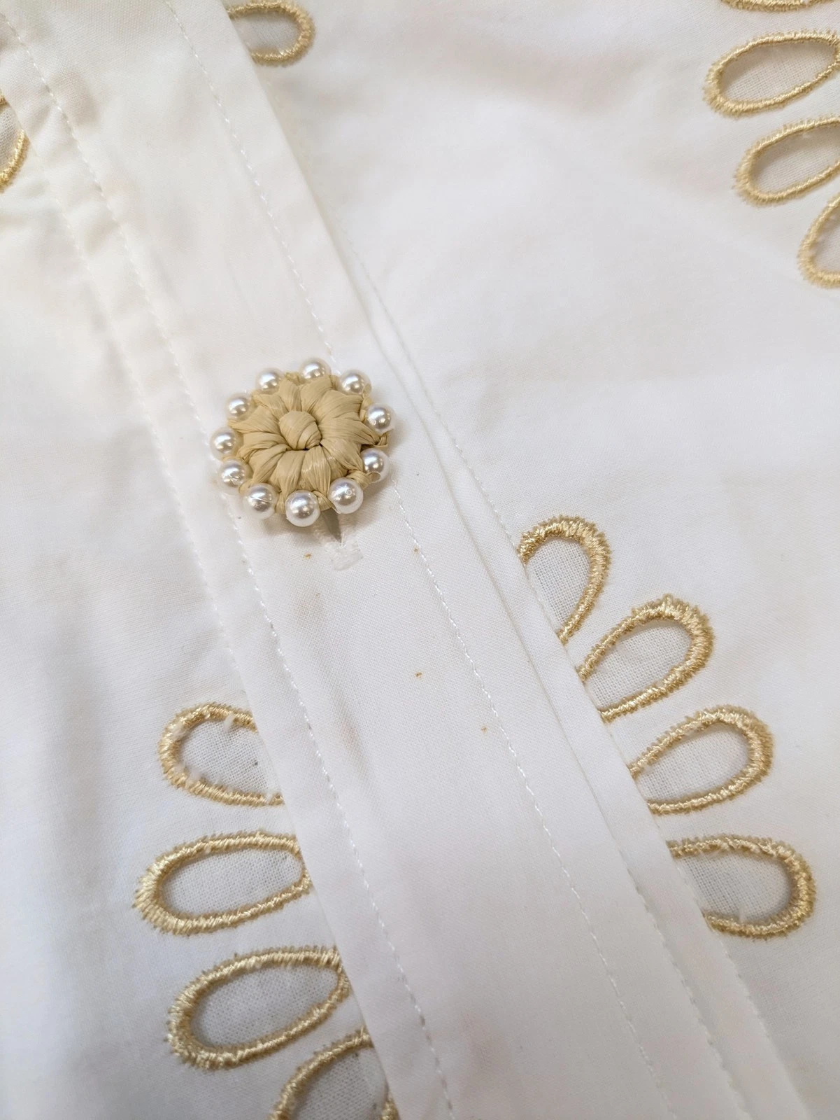 New WAIMARI Bonnie HANDMADE White Skirt Size S image 8