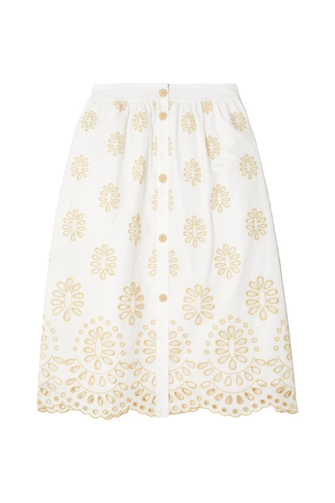 New WAIMARI Bonnie HANDMADE White Skirt Size S image 2