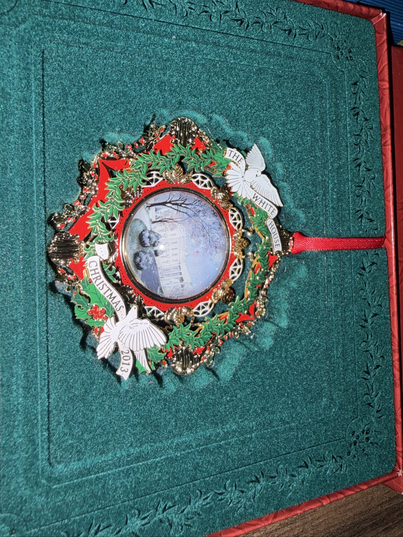 White House Historical Association Christmas Ornaments 2009, 2010, 2013 with Boxes image 5
