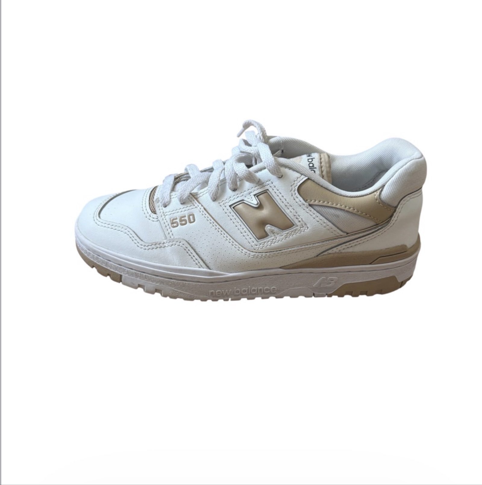 New Balance 550 Women’s Trainers UK 7 EU 40.5 White Incense Leather BBW550BT image 3