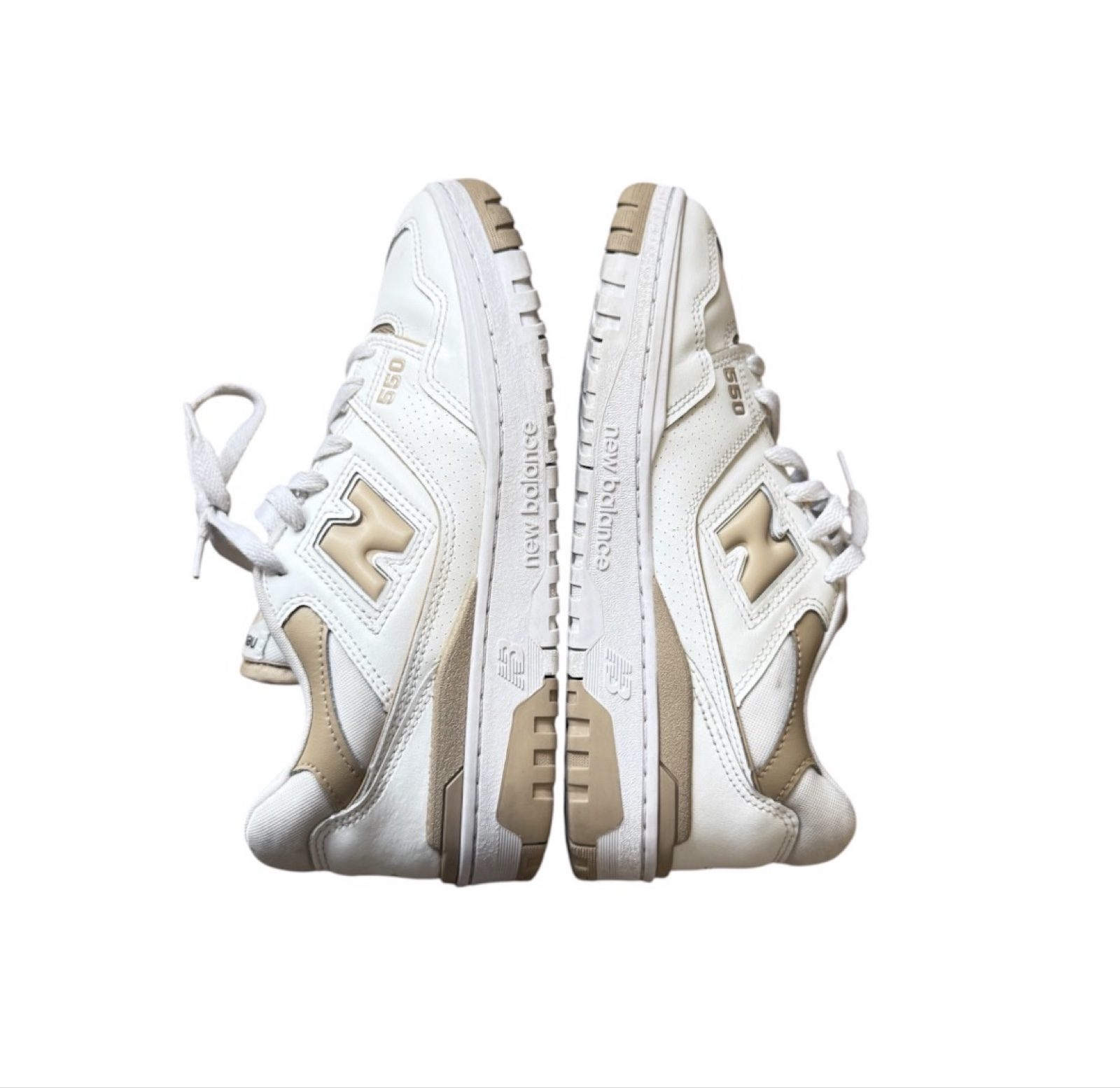 New Balance 550 Women’s Trainers UK 7 EU 40.5 White Incense Leather BBW550BT image 4