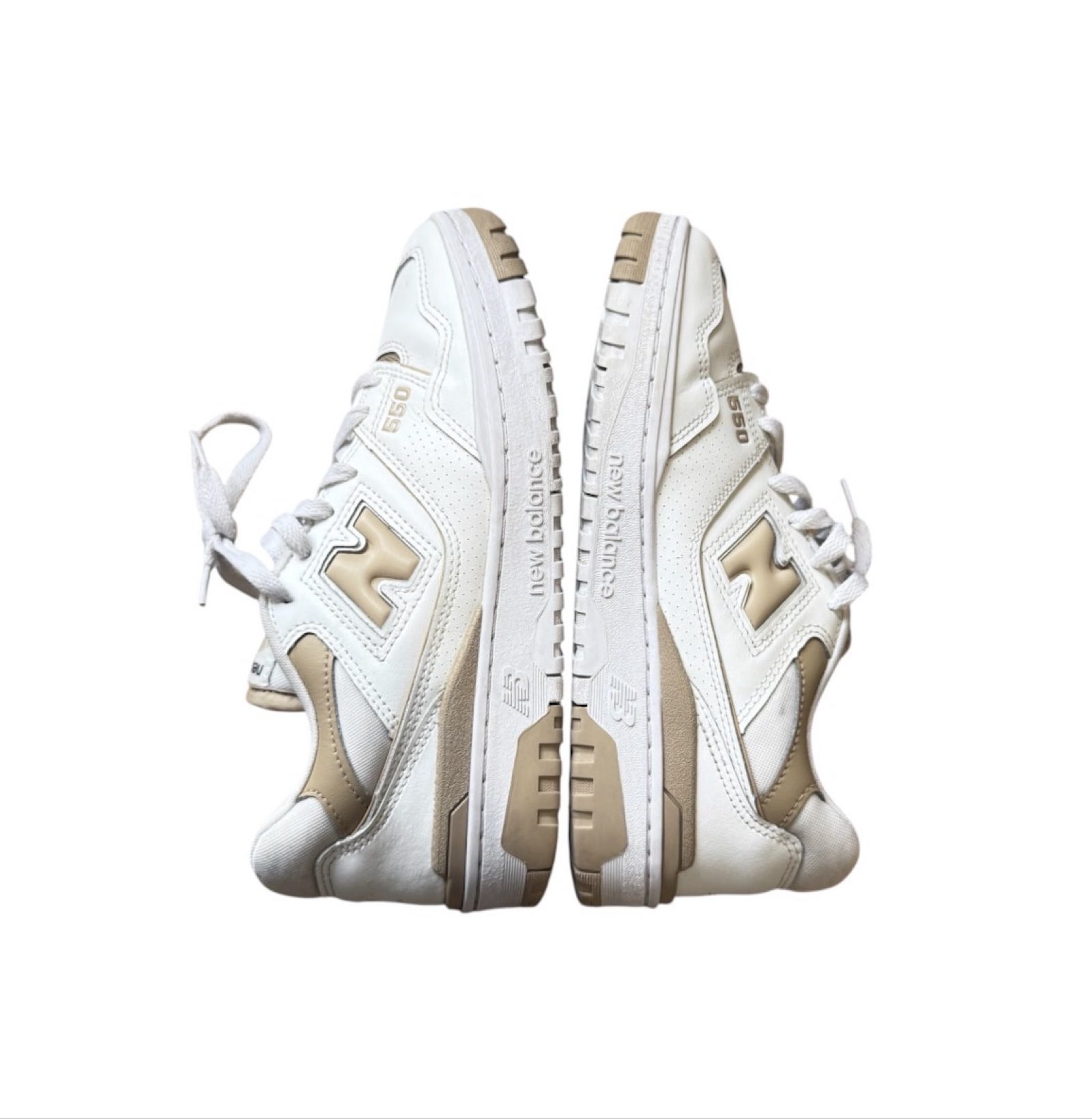 New Balance 550 Women’s Trainers UK 7 EU 40.5 White Incense Leather BBW550BT image 5