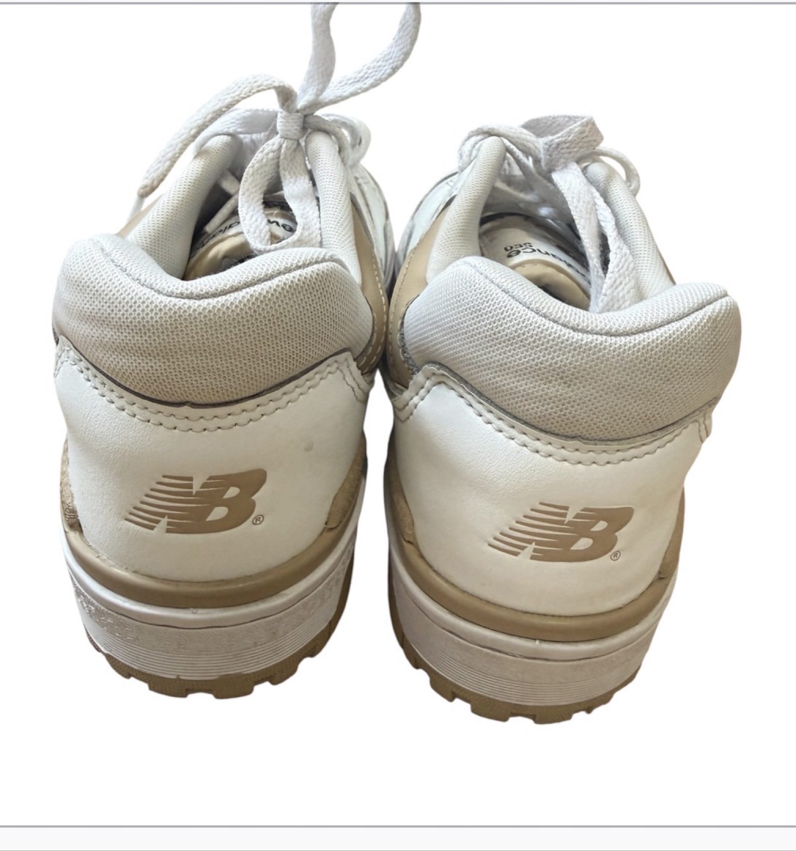 New Balance 550 Women’s Trainers UK 7 EU 40.5 White Incense Leather BBW550BT image 7