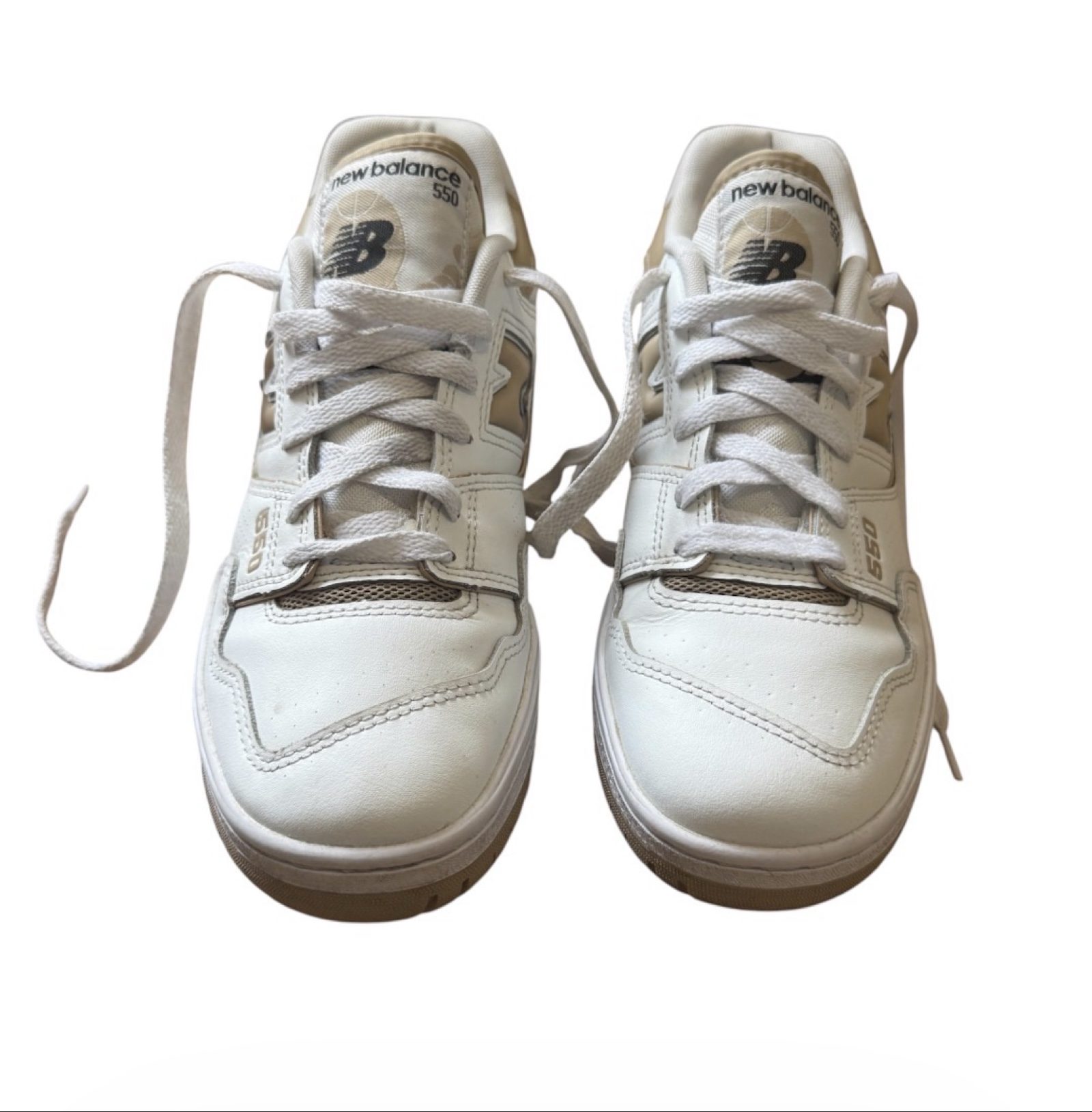 New Balance 550 Women’s Trainers UK 7 EU 40.5 White Incense Leather BBW550BT image 9