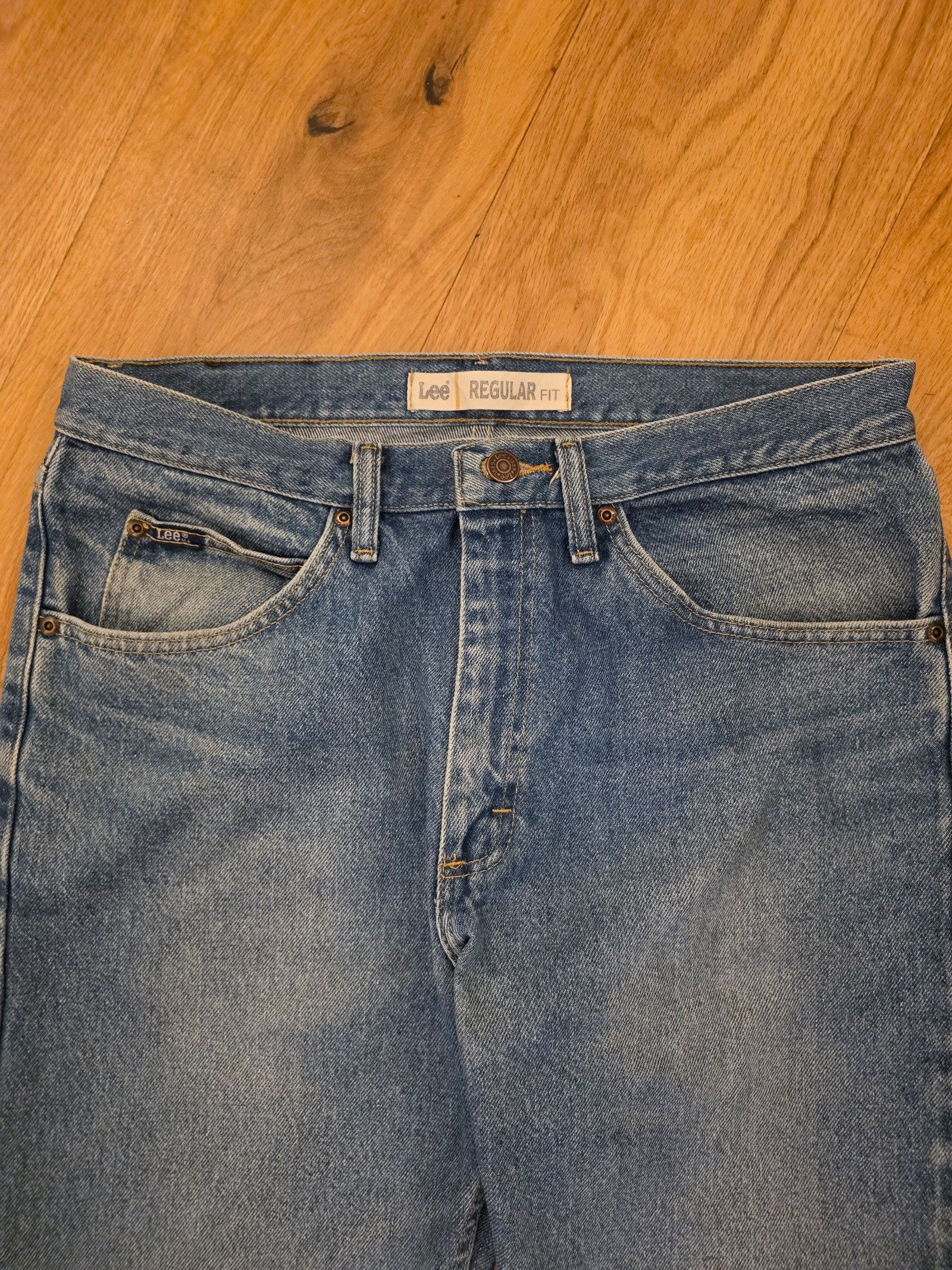Lee Men's Blue Regular Fit Jeans Waist 33 Leg 34 image 3