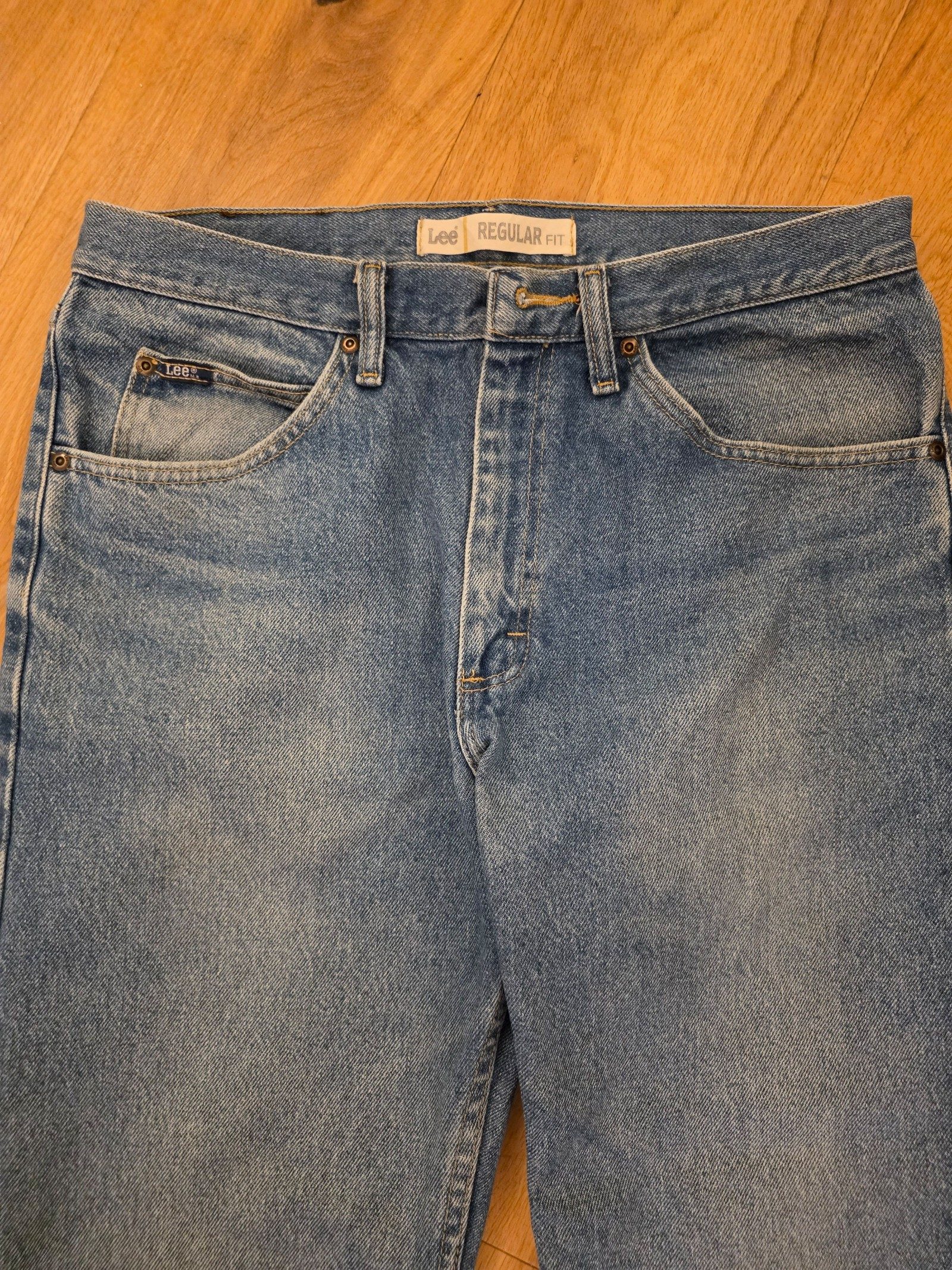 Lee Men's Blue Regular Fit Jeans Waist 33 Leg 34 image 2
