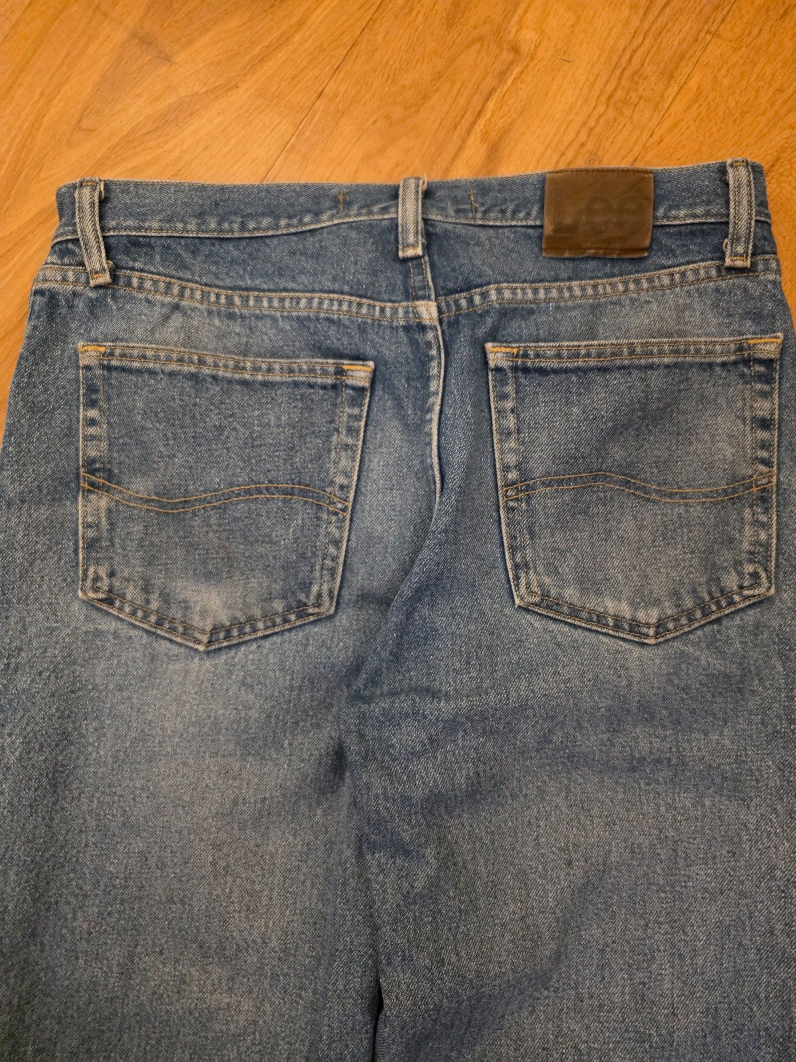 Lee Men's Blue Regular Fit Jeans Waist 33 Leg 34 image 8