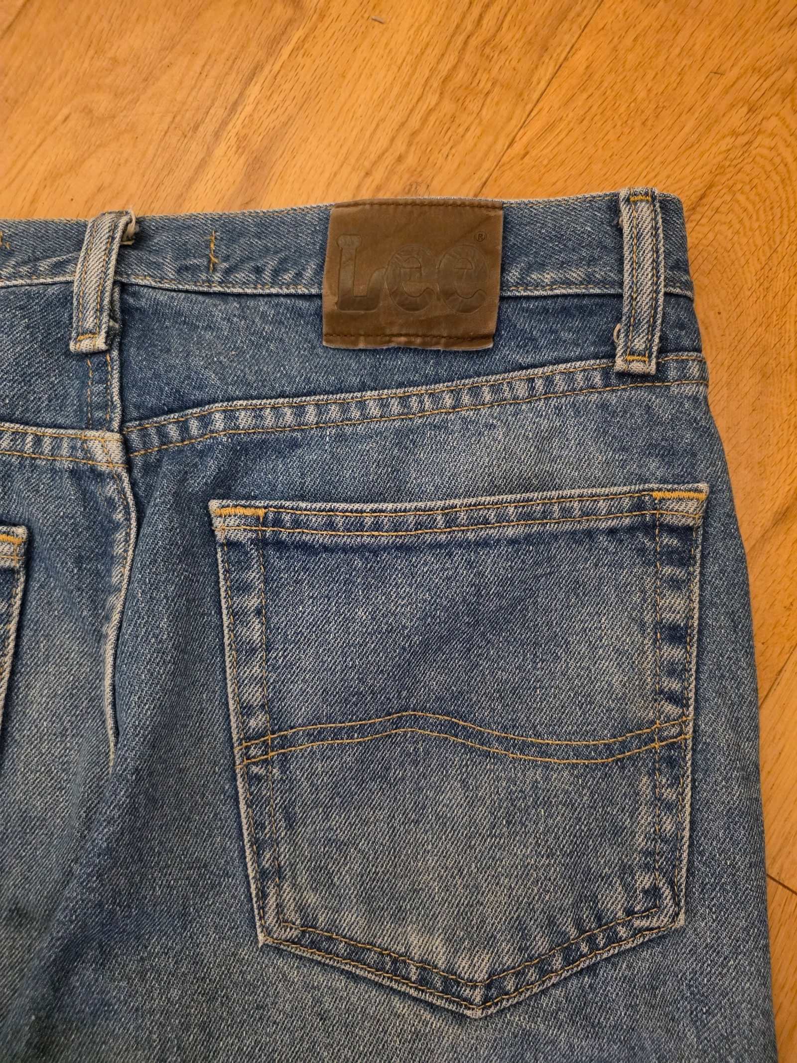 Lee Men's Blue Regular Fit Jeans Waist 33 Leg 34 image 9