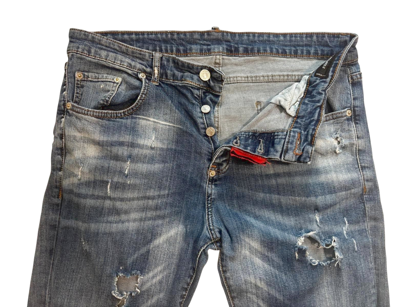 DSquared2 / Herren Jeans / Pink'n'Punk / Gr. 56 / Blau / Distressed image 4