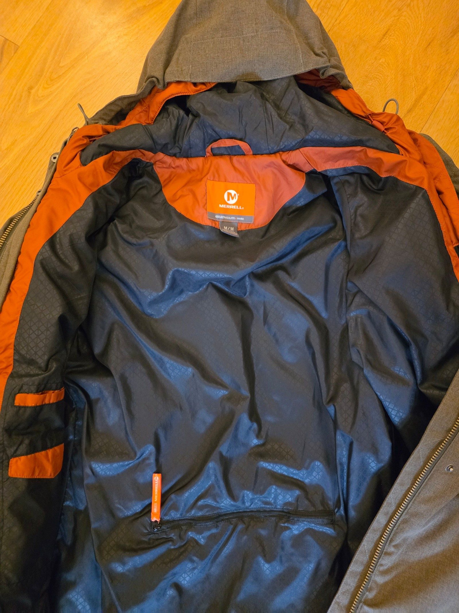 Merrell Womens Green Waterproof Hooded 3 in 1 Coat Medium image 8