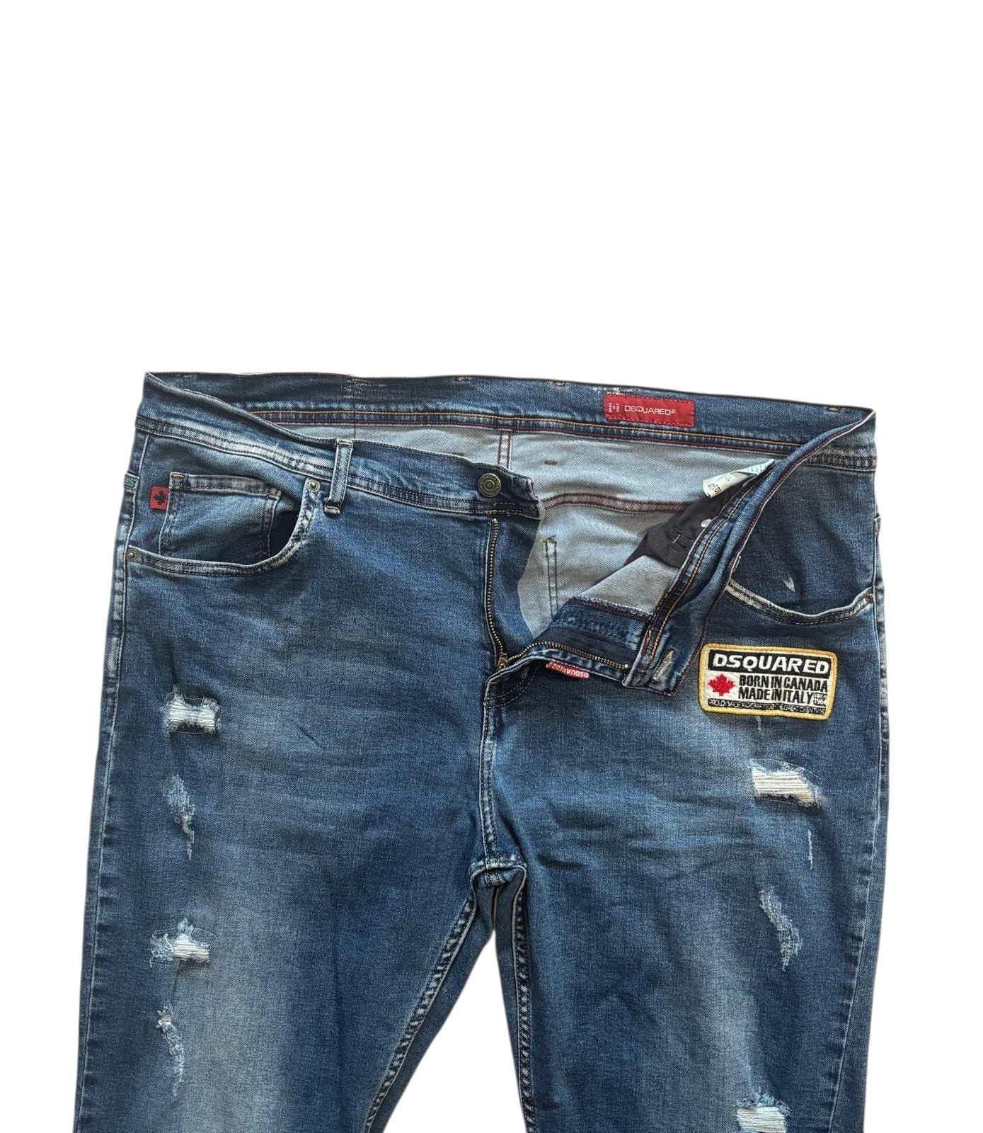 DSquared2 / Herren Jeans / Gr. 38 / Blau / Distressed / Made in Italy image 4